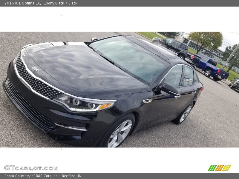 Ebony Black / Black 2016 Kia Optima EX