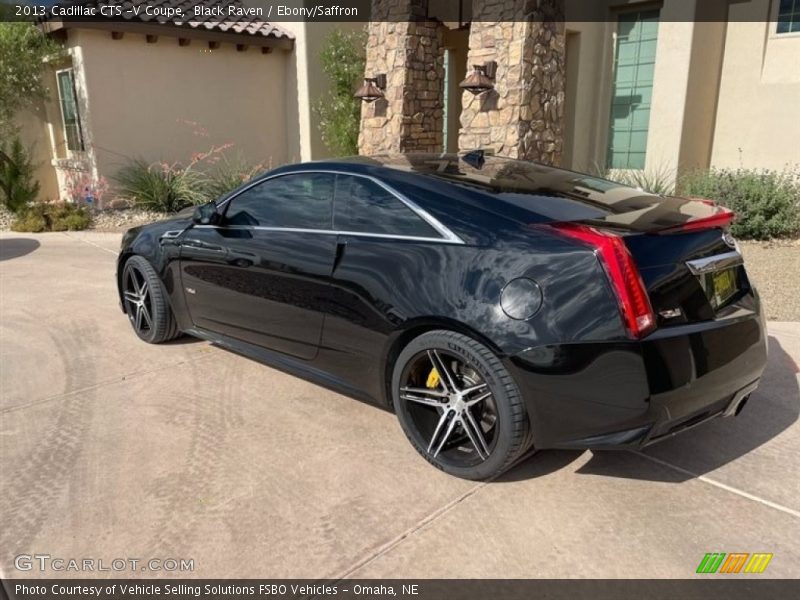 Black Raven / Ebony/Saffron 2013 Cadillac CTS -V Coupe