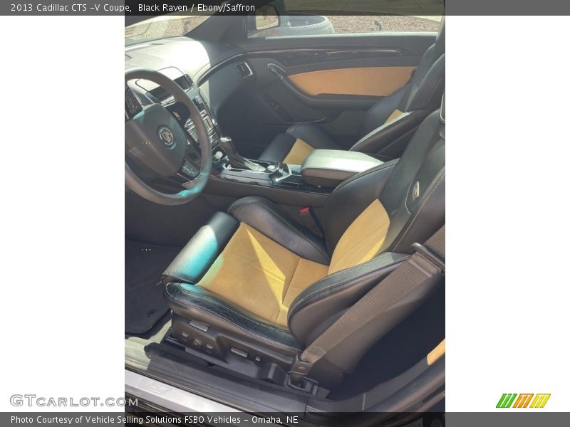 Black Raven / Ebony/Saffron 2013 Cadillac CTS -V Coupe