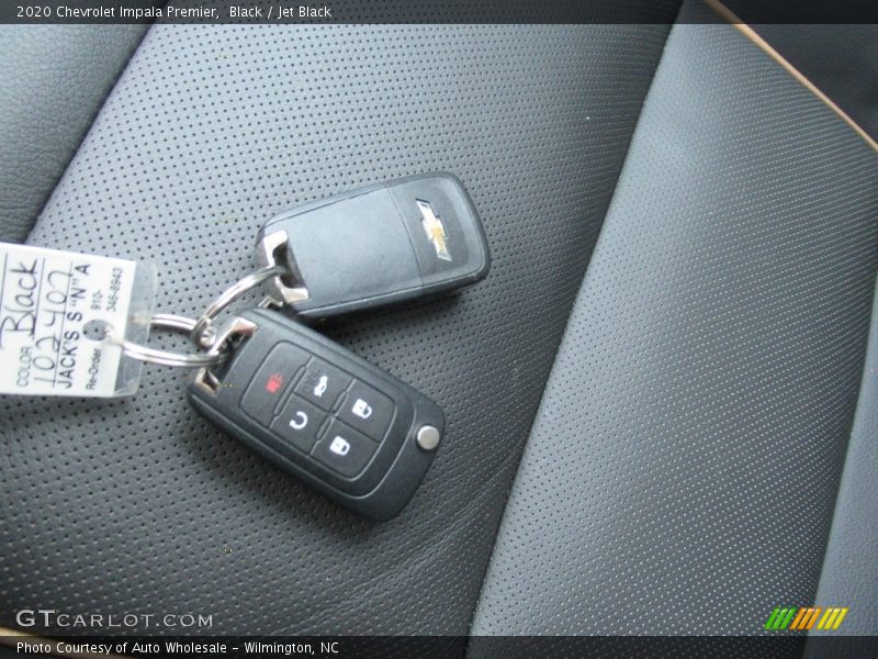 Black / Jet Black 2020 Chevrolet Impala Premier