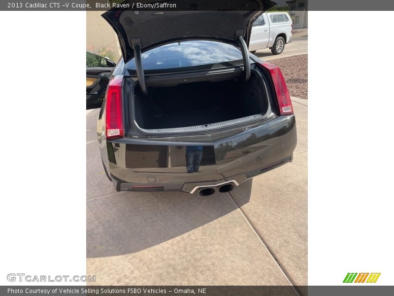 Black Raven / Ebony/Saffron 2013 Cadillac CTS -V Coupe