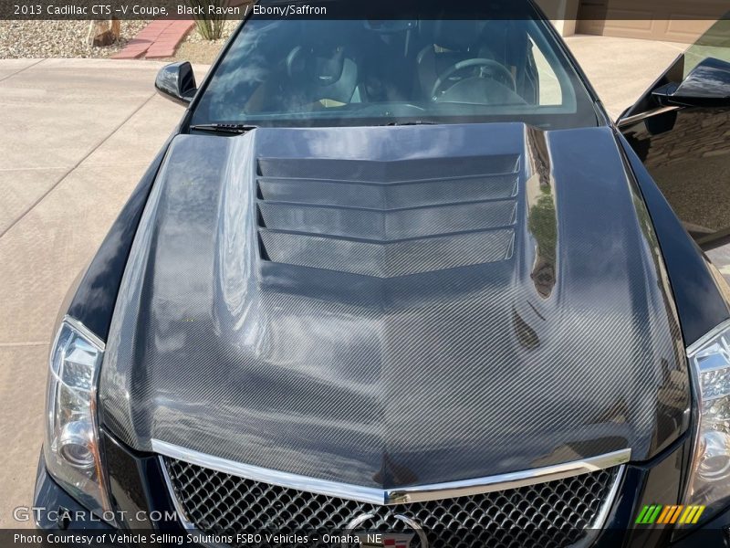 Black Raven / Ebony/Saffron 2013 Cadillac CTS -V Coupe