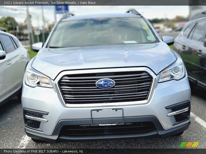 Ice Silver Metallic / Slate Black 2021 Subaru Ascent Premium