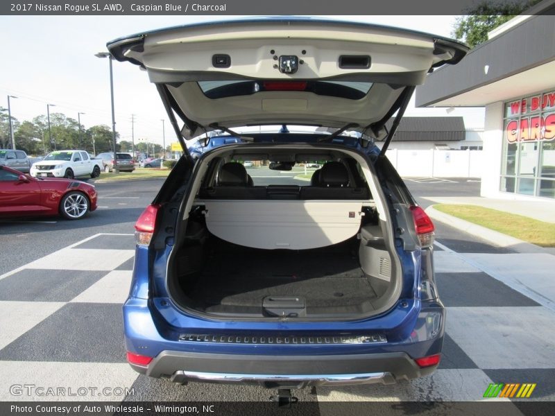 Caspian Blue / Charcoal 2017 Nissan Rogue SL AWD