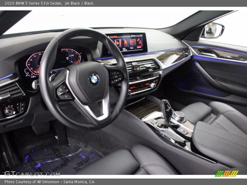 Jet Black / Black 2020 BMW 5 Series 530i Sedan