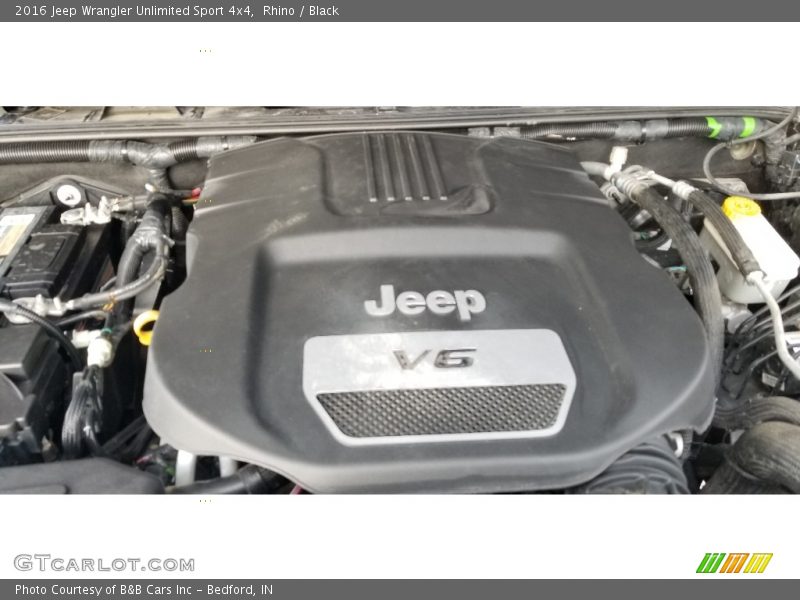 Rhino / Black 2016 Jeep Wrangler Unlimited Sport 4x4