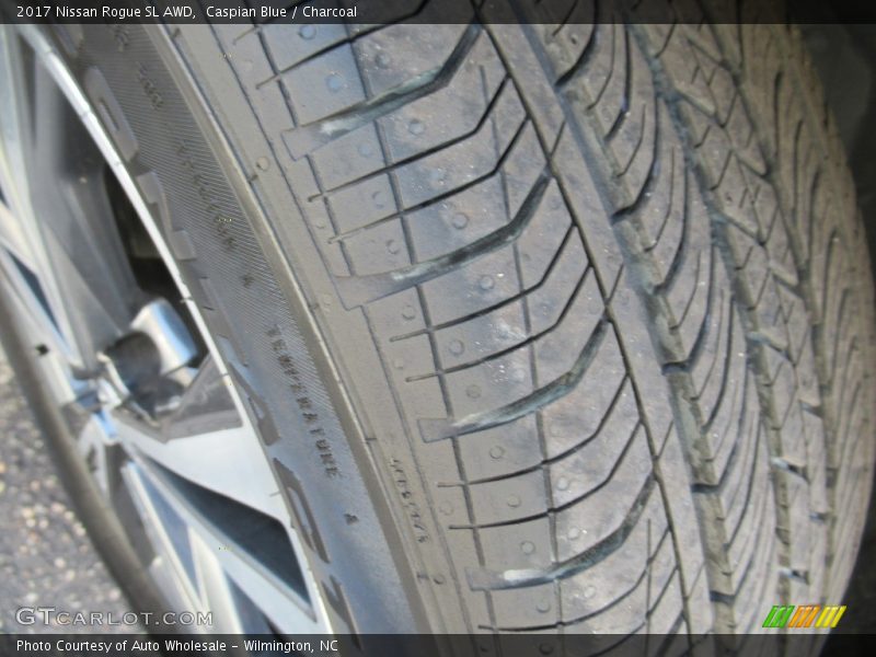 Caspian Blue / Charcoal 2017 Nissan Rogue SL AWD