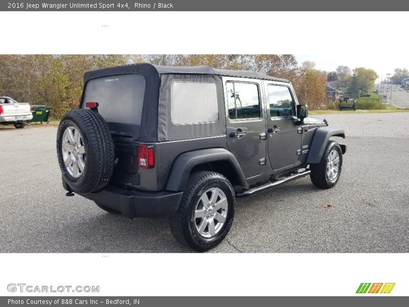 Rhino / Black 2016 Jeep Wrangler Unlimited Sport 4x4