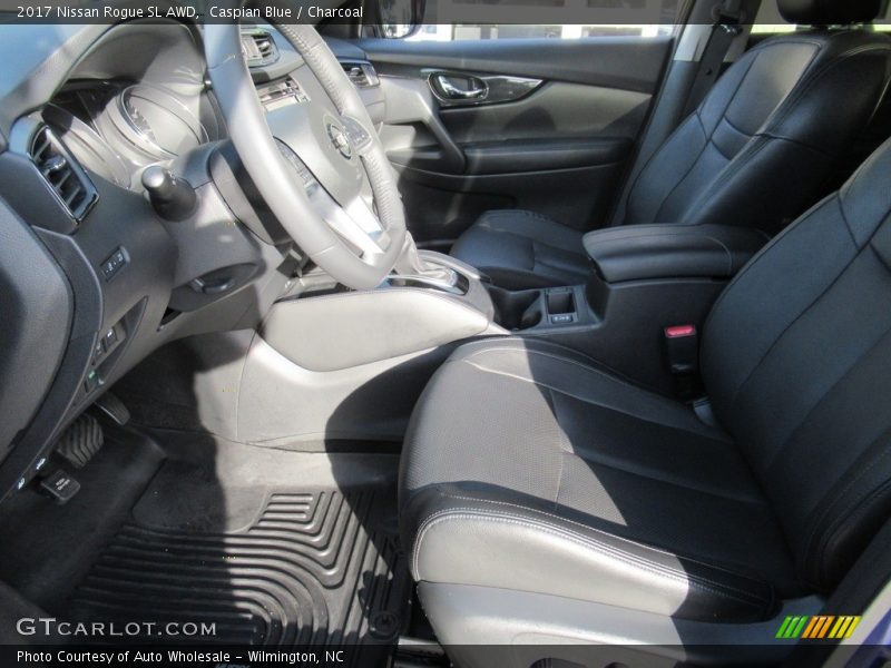 Caspian Blue / Charcoal 2017 Nissan Rogue SL AWD