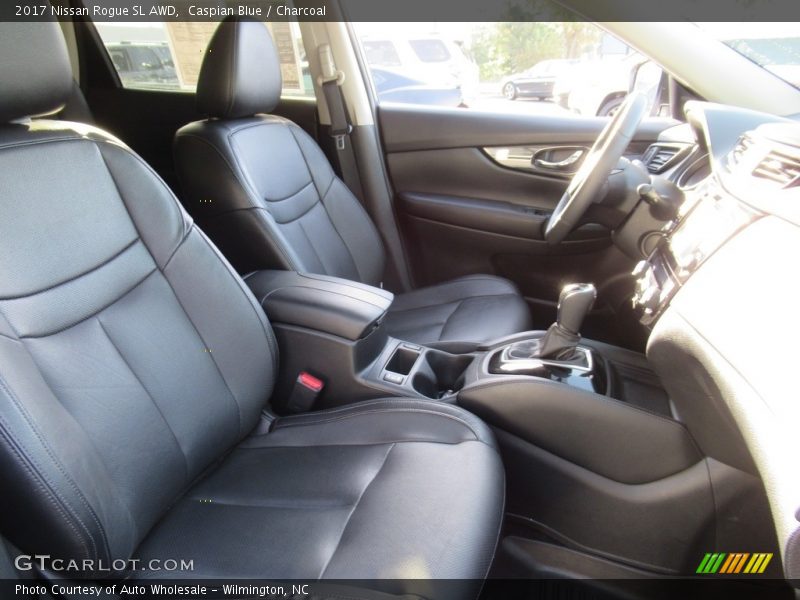 Caspian Blue / Charcoal 2017 Nissan Rogue SL AWD