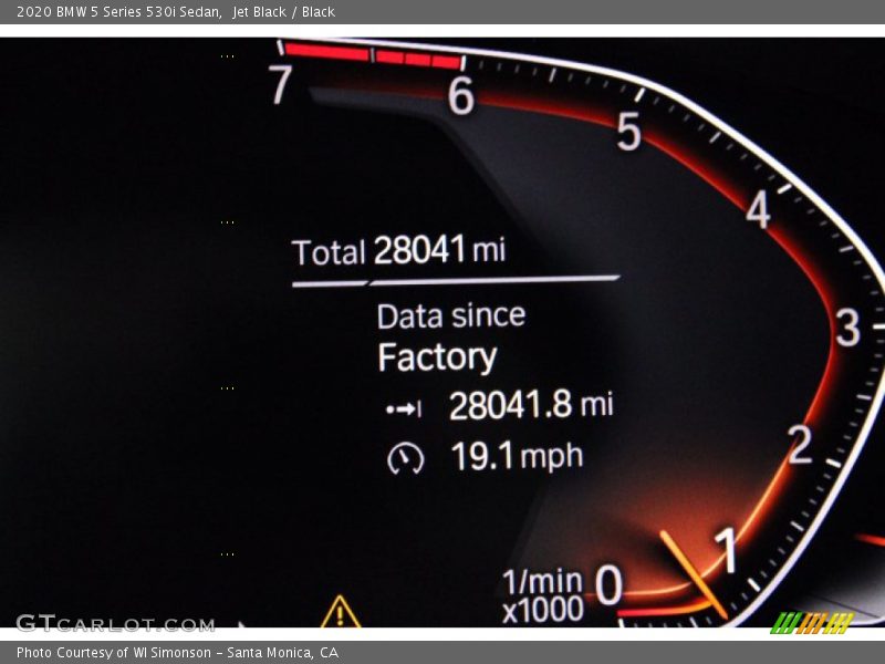 Jet Black / Black 2020 BMW 5 Series 530i Sedan