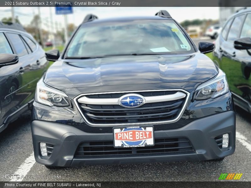 Crystal Black Silica / Gray 2021 Subaru Outback 2.5i Premium