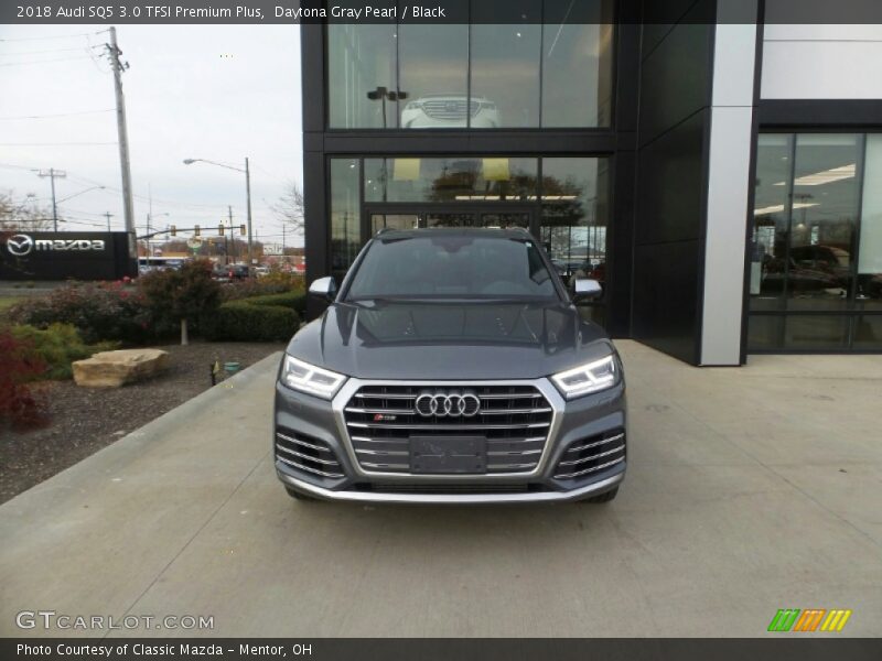 Daytona Gray Pearl / Black 2018 Audi SQ5 3.0 TFSI Premium Plus