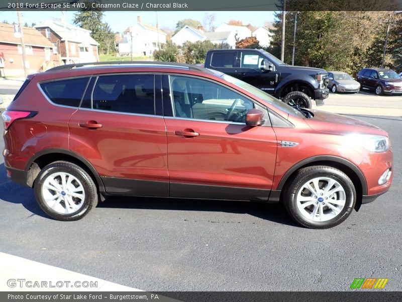 Cinnamon Glaze / Charcoal Black 2018 Ford Escape SE 4WD