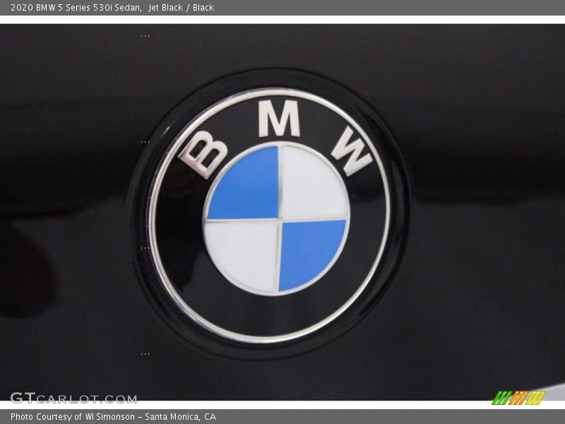 Jet Black / Black 2020 BMW 5 Series 530i Sedan