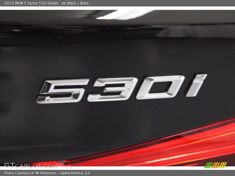 Jet Black / Black 2020 BMW 5 Series 530i Sedan