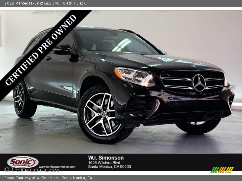 Black / Black 2019 Mercedes-Benz GLC 300