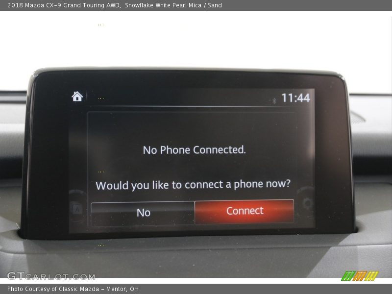 Snowflake White Pearl Mica / Sand 2018 Mazda CX-9 Grand Touring AWD
