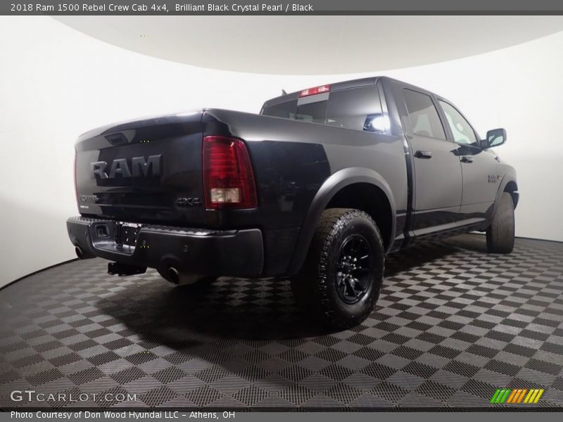 Brilliant Black Crystal Pearl / Black 2018 Ram 1500 Rebel Crew Cab 4x4