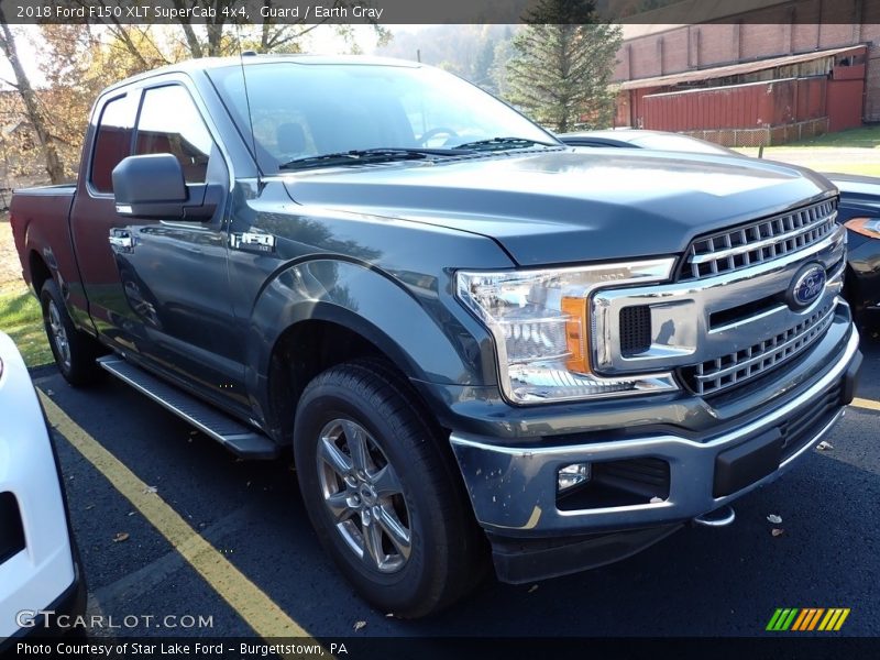 Guard / Earth Gray 2018 Ford F150 XLT SuperCab 4x4
