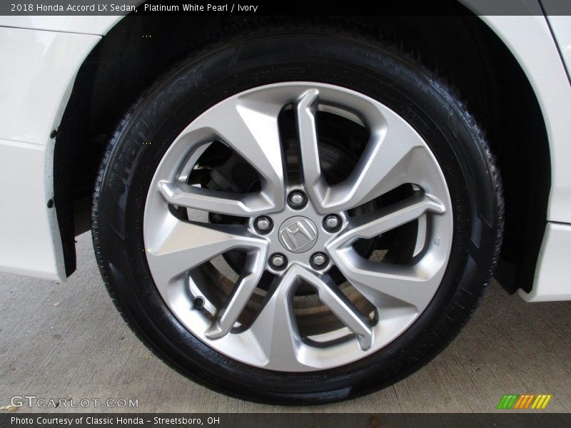 Platinum White Pearl / Ivory 2018 Honda Accord LX Sedan