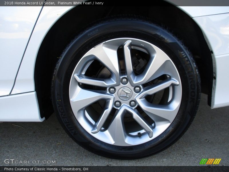 Platinum White Pearl / Ivory 2018 Honda Accord LX Sedan