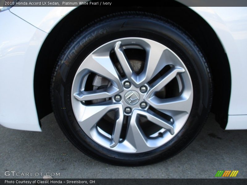 Platinum White Pearl / Ivory 2018 Honda Accord LX Sedan