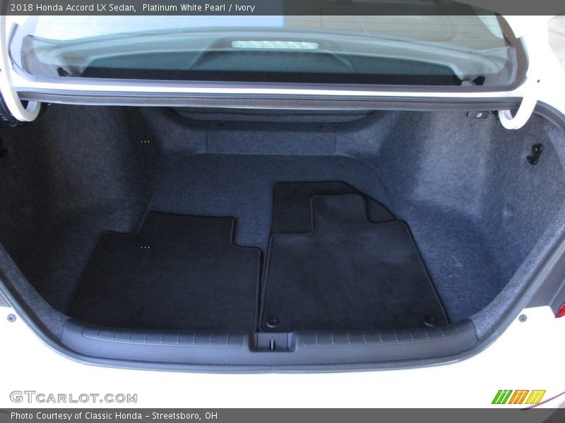 Platinum White Pearl / Ivory 2018 Honda Accord LX Sedan