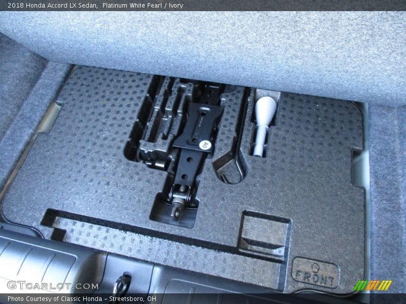 Platinum White Pearl / Ivory 2018 Honda Accord LX Sedan
