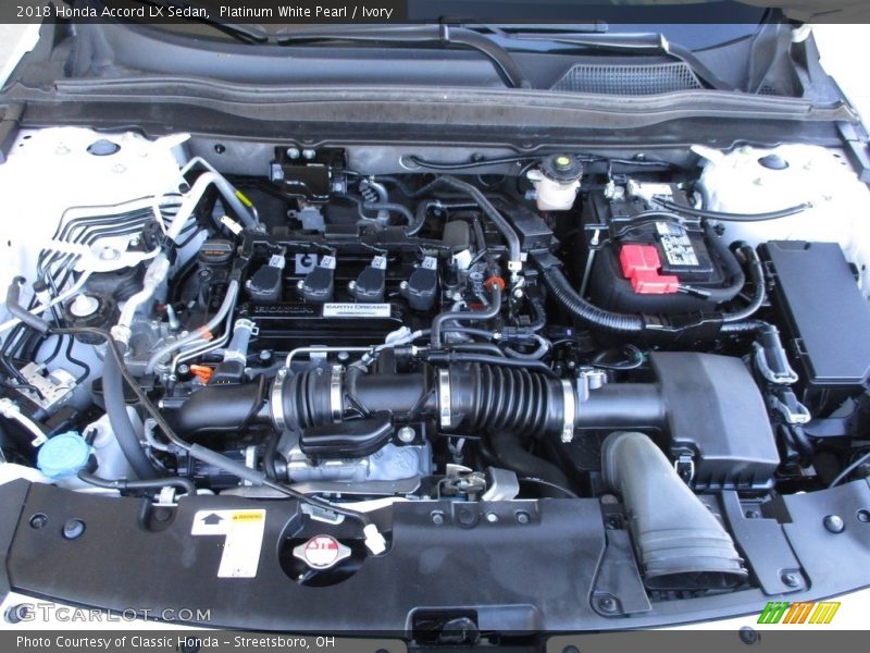 Platinum White Pearl / Ivory 2018 Honda Accord LX Sedan