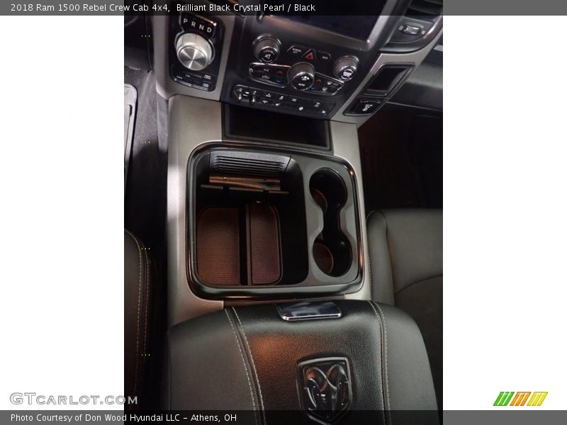 Brilliant Black Crystal Pearl / Black 2018 Ram 1500 Rebel Crew Cab 4x4