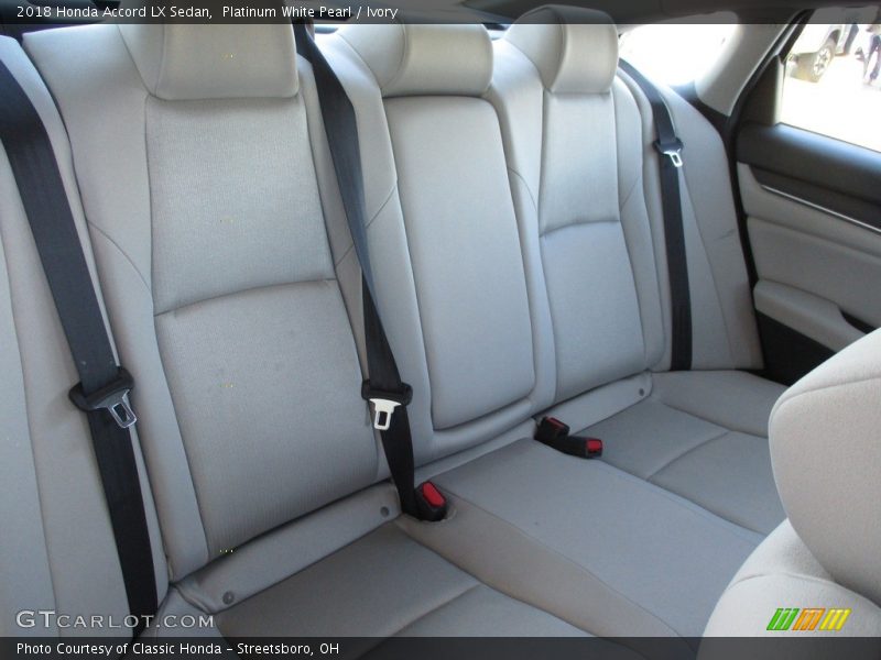 Platinum White Pearl / Ivory 2018 Honda Accord LX Sedan