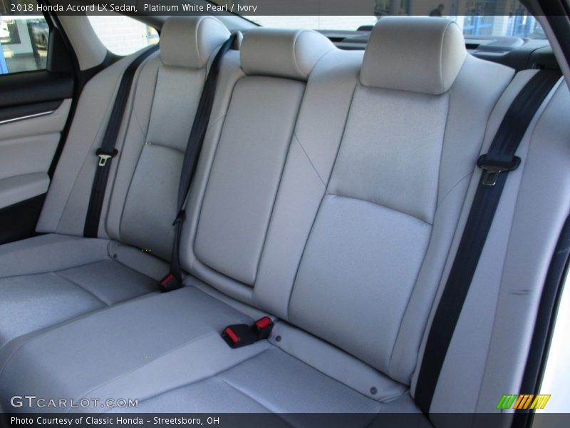 Platinum White Pearl / Ivory 2018 Honda Accord LX Sedan