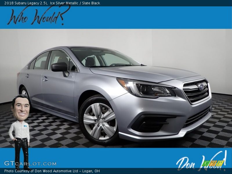 Ice Silver Metallic / Slate Black 2018 Subaru Legacy 2.5i