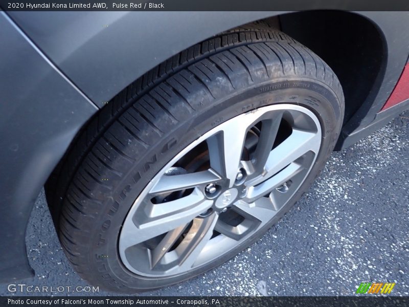 Pulse Red / Black 2020 Hyundai Kona Limited AWD