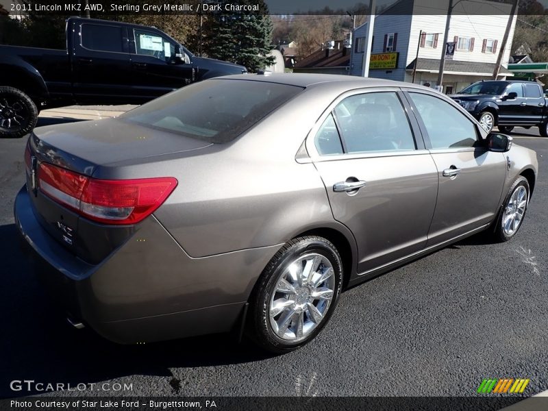 Sterling Grey Metallic / Dark Charcoal 2011 Lincoln MKZ AWD
