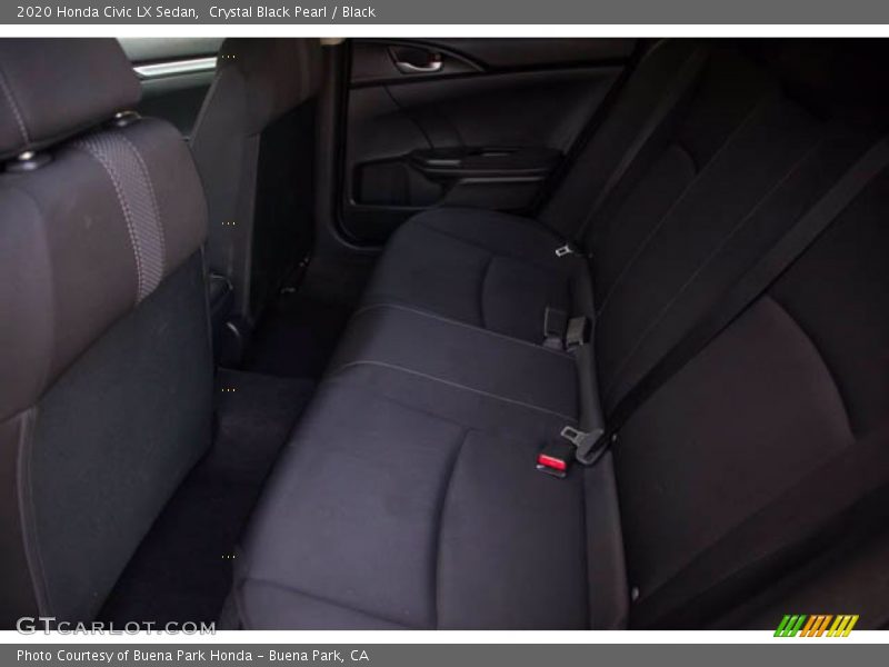 Crystal Black Pearl / Black 2020 Honda Civic LX Sedan