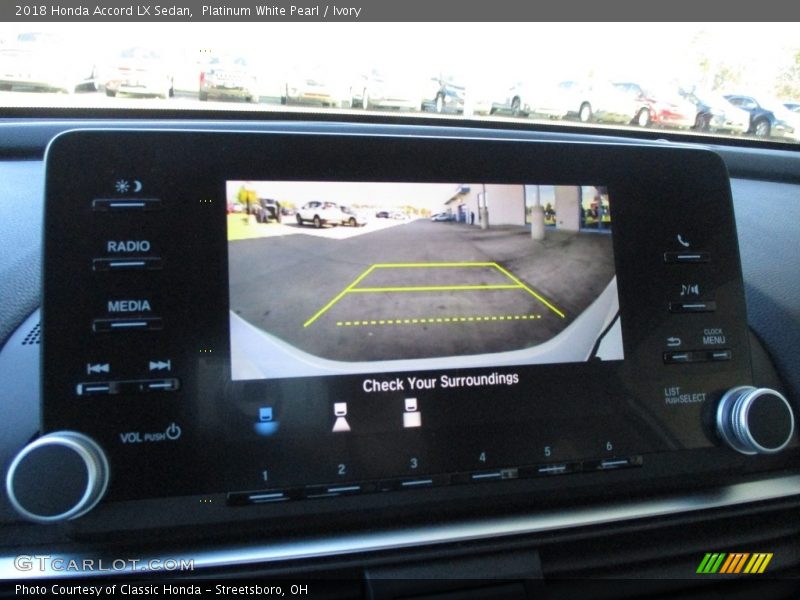 Platinum White Pearl / Ivory 2018 Honda Accord LX Sedan