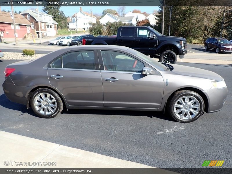 Sterling Grey Metallic / Dark Charcoal 2011 Lincoln MKZ AWD