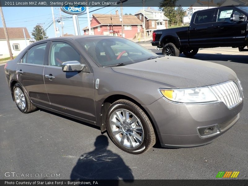Sterling Grey Metallic / Dark Charcoal 2011 Lincoln MKZ AWD