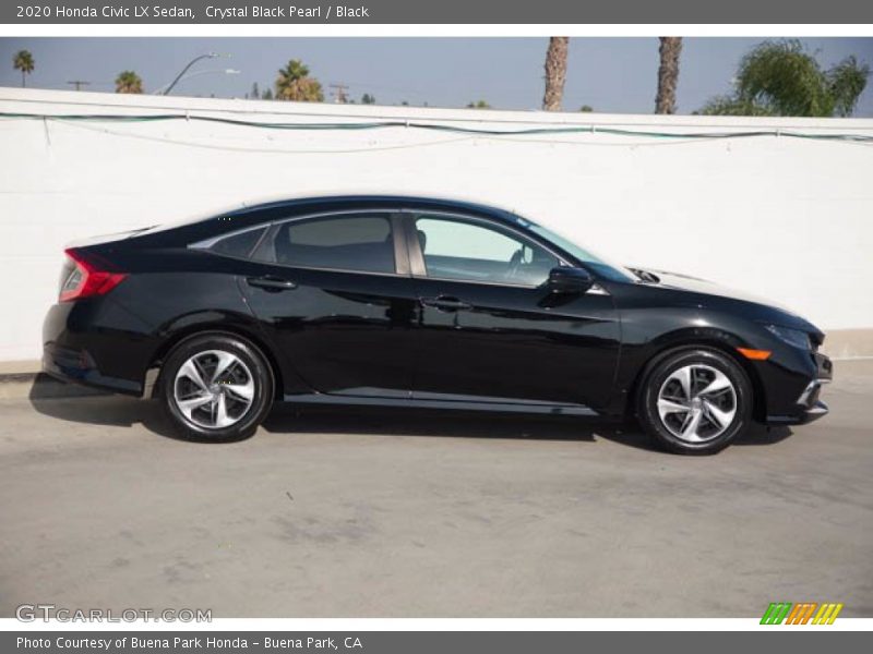 Crystal Black Pearl / Black 2020 Honda Civic LX Sedan
