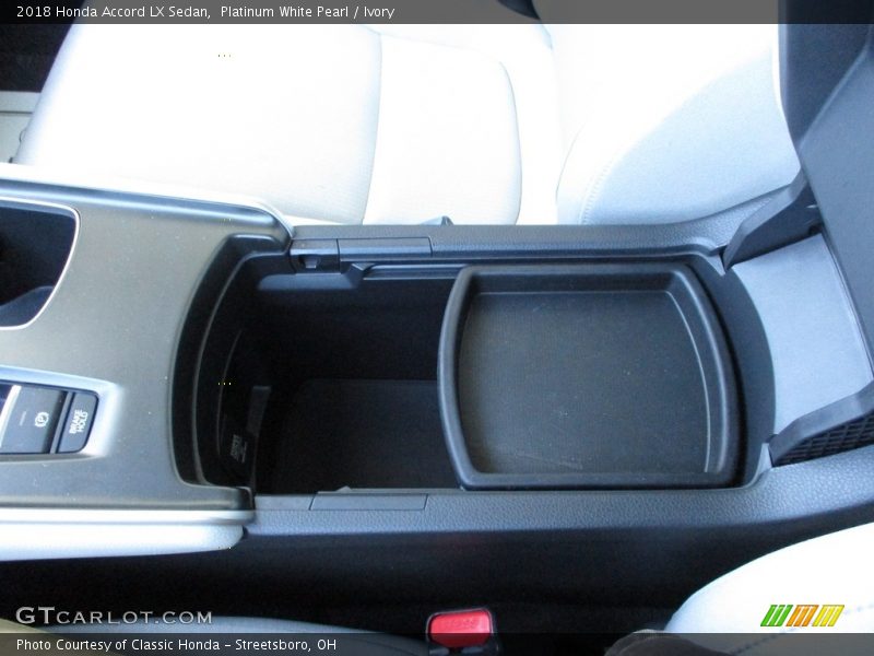 Platinum White Pearl / Ivory 2018 Honda Accord LX Sedan
