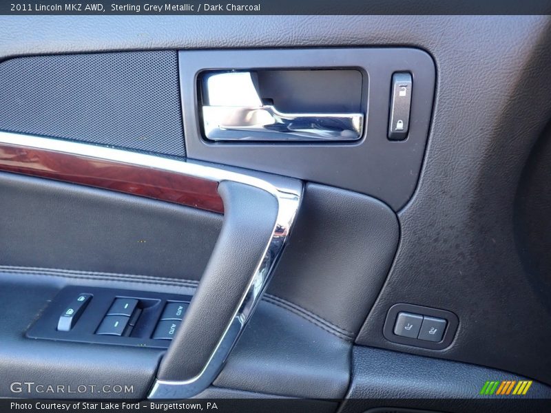 Sterling Grey Metallic / Dark Charcoal 2011 Lincoln MKZ AWD