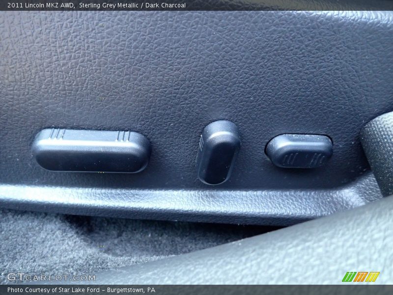 Sterling Grey Metallic / Dark Charcoal 2011 Lincoln MKZ AWD
