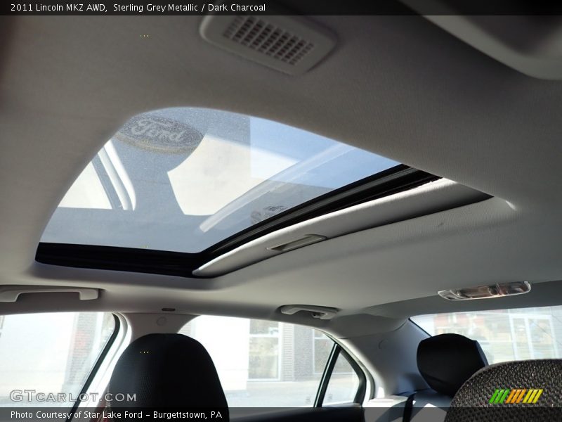 Sterling Grey Metallic / Dark Charcoal 2011 Lincoln MKZ AWD