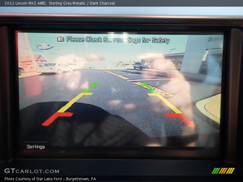 Sterling Grey Metallic / Dark Charcoal 2011 Lincoln MKZ AWD