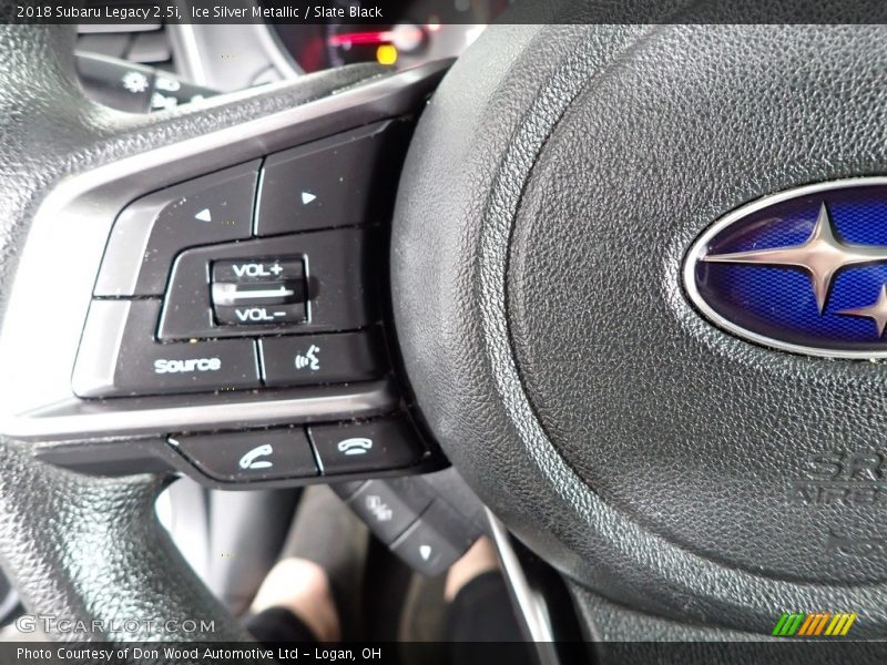 Ice Silver Metallic / Slate Black 2018 Subaru Legacy 2.5i