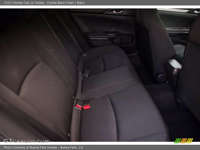 Crystal Black Pearl / Black 2020 Honda Civic LX Sedan