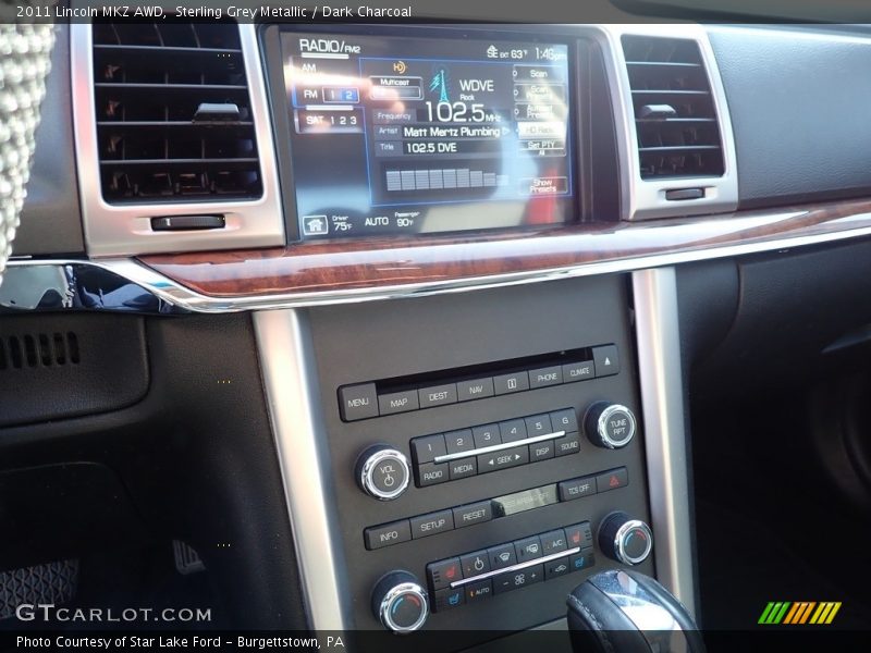 Sterling Grey Metallic / Dark Charcoal 2011 Lincoln MKZ AWD