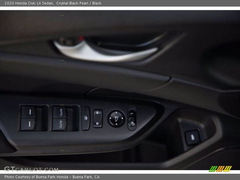 Crystal Black Pearl / Black 2020 Honda Civic LX Sedan
